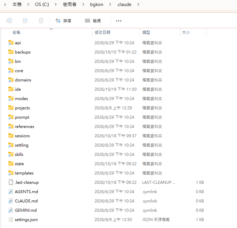 PowerShell 一鍵依 Agent 平台建立全域規則連結的資料夾畫面